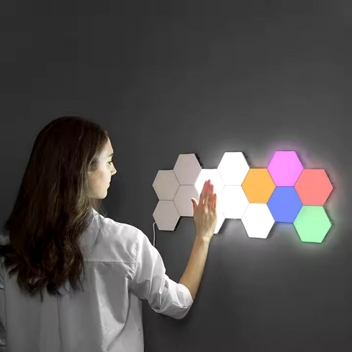 HexaLed™-Luces Hexagonales 17 Colores LED